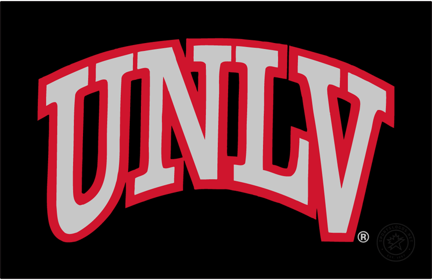 UNLV Rebels 2018-Pres Alt on Dark Logo v4 diy DTF decal sticker